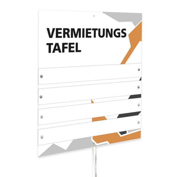 Vermietungstafel